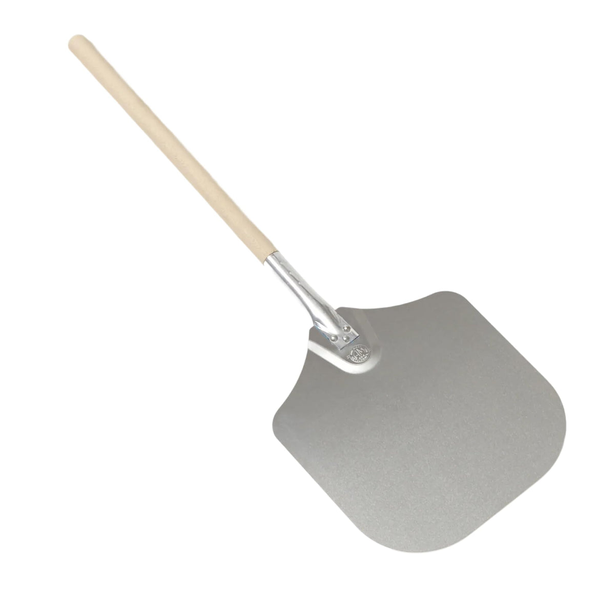 3016 Aluminum Pizza Peel with 19 Inch Wood Handle - 12 x 14 Inch by American Metalcraft – 35.5-Inch, 48.0 ounces, Aluminum, Silver, Model 3512