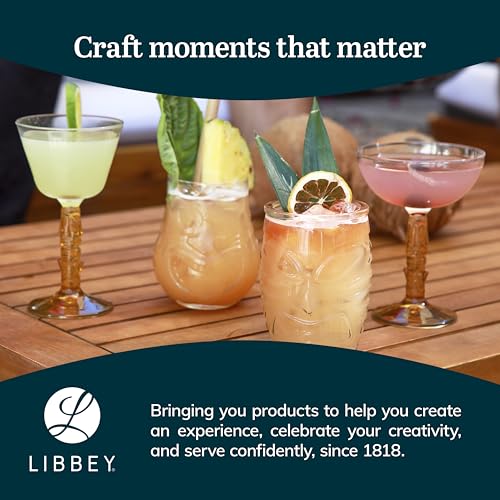 Libbey Tiki Zombie Clear / 13.5 Ounces / Tiki Mixed Drinkware Sets