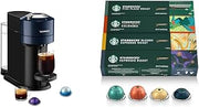 Nespresso Vertuo Next Coffee and Espresso Maker by Breville, Navy + Starbucks Capsules