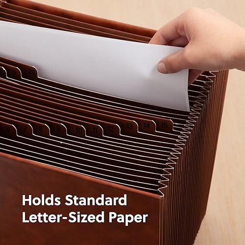 SMEAD Letter / Daily 1-31 Index, Poly, Letter Size / Redrope Expanding Files & Wallets