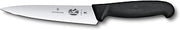 Victorinox Fibrox 6 Inch Straight Edge Chef's Knife, Black