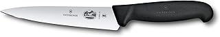 Victorinox Fibrox 6 Inch Straight Edge Chef's Knife, Black