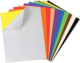 Creativity Street WonderFoam Peel & Stick Sheets, 9-inches x 12-inches, Colors May Vary, 20 Sheets (AC4309)