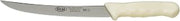 Winco 8" White Plastic Breaking Knife, High-Carbon Blade with Handle