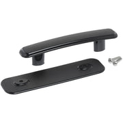 Replacement Cover Handle by Vollrath – 3.85 x 7.5 x 1.35 inches, Stainless Steel, Black, Model 46849