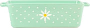 10 Strawberry Street Daisy Polka Dot Loaf Pan, Mint