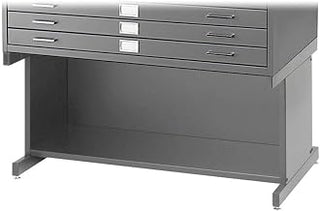 Safco Products 4975GR Flat File High Base for 5-Drawer 4994GRR Flat File, Sold Separately, Gray