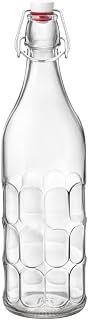 Bormioli Rocco 1205710 Moresca Glass Bottle, 1 Lt