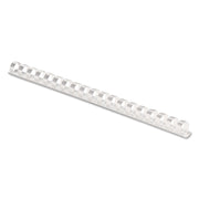 Fellowes 100 Count (Pack of 1) / 1/2" White 100Pk / White Combs & Spines