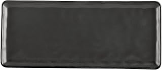 CAC China RAINFOREST RFR-RT61 Porcelain Rectangular Platter 16x6-3/4x5/8 Matte Forest Green, Set of 12