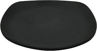 G.E.T. P-875-BK Black 9" Square Plate (Pack of 12)