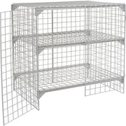 Global Industrial 4' x 2' x 4' / Grey / Industrial Storage Lockers