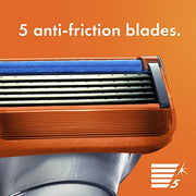 Gillette 1 Count (Pack of 2) / 1 Razor + 1 Cartridge / Silver Cartridges