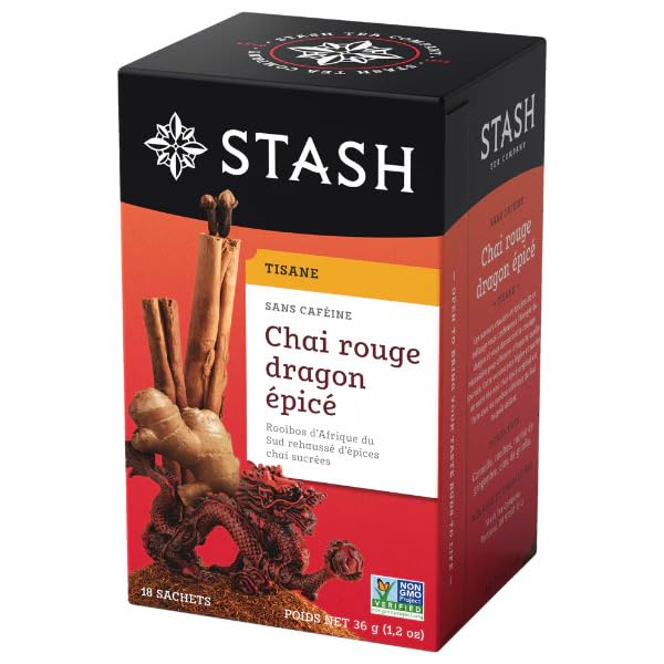 Tea Tea Decaf Chai Red Spice by Stash – 18 Count (Pack of 1), No Color, Model 0077652083095