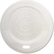 World Centric CUL-SC-8 100% Compostable CPLA Hot Cup Lids, for 8 oz. Cups (Pack of 1000)