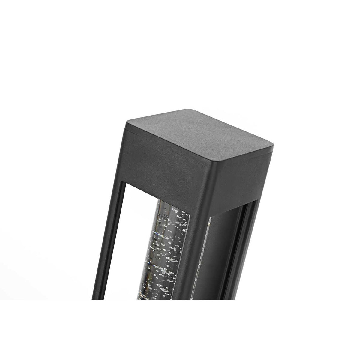 Amaris LED Outdoor Wall Sconce Black by Lighting Design – Aluminium, Iron, and Glass, Black