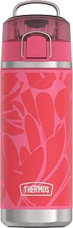 THERMOS ICON 18 oz Leak‑Proof Insulated Water Bottle with Spout, Keeps Drinks Cold 16 Hours, Carry Handle, Dishwasher Safe, Great for Travel, Work, School and Sports, Abstract Pearls