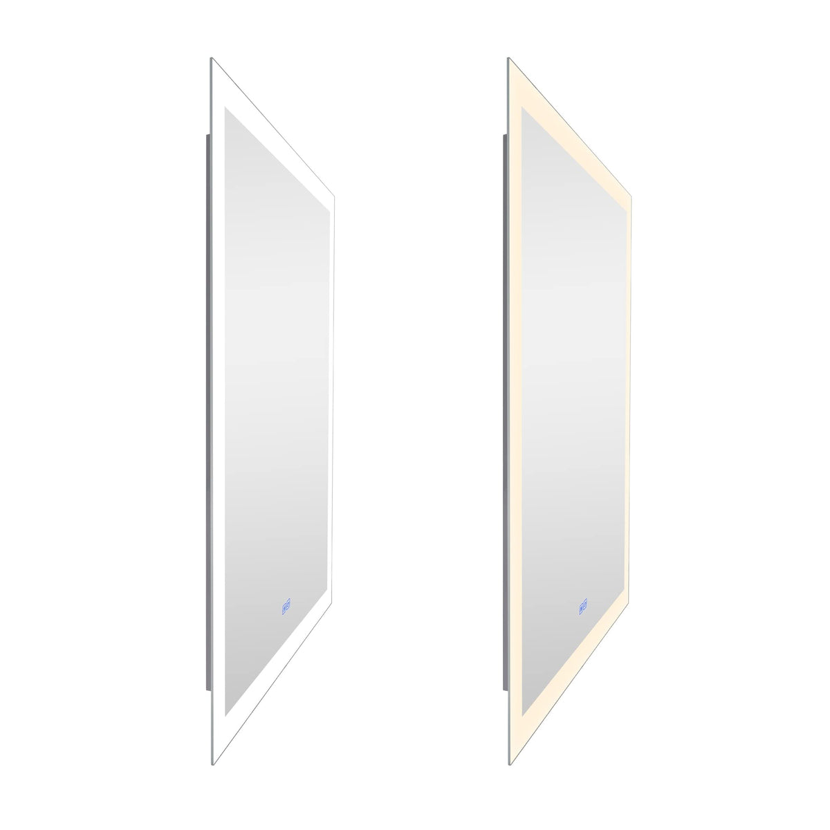 Abigail Rectangle Matte White LED 30 in. Mirror by CWI Lighting – 49"L x 29.5"W, Metal, White, Model 1233W30-49