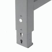 Adjustable Height Workbench C-Channel Leg by Global Industrial – 30"L x 72"W x 4"H, Steel, Gray, Model 183988
