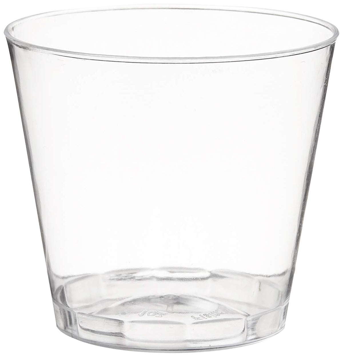 Fineline 401 Clear Plastic Shot Glass by Fineline settings – 1 Ounces, 1.0 fluid_ounces, Plastic, Clear, Model 401-CL