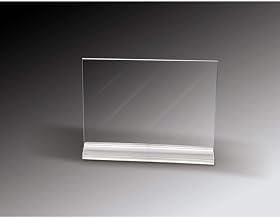 Acrylic Sign Holders, 11 x 8.5, Clear, 34581