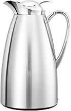 Service Ideas CJZ1CH Classy Vacuum Carafe, 1 Liter Capacity, Stainless Steel, Polished Finish (Case of 6)