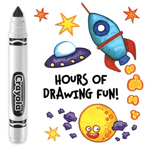 Crayola Black / 12 Count (Pack of 1) / Standard Packaging Coloring Pens & Markers