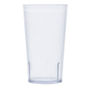 G.E.T. Stackable Textured Clear 12 Oz Tumbler by GET – 12.0 fluid_ounces, SAN (Styrene Acrylonitrile), Clear, Pack of 72, Model 6612-1-CL