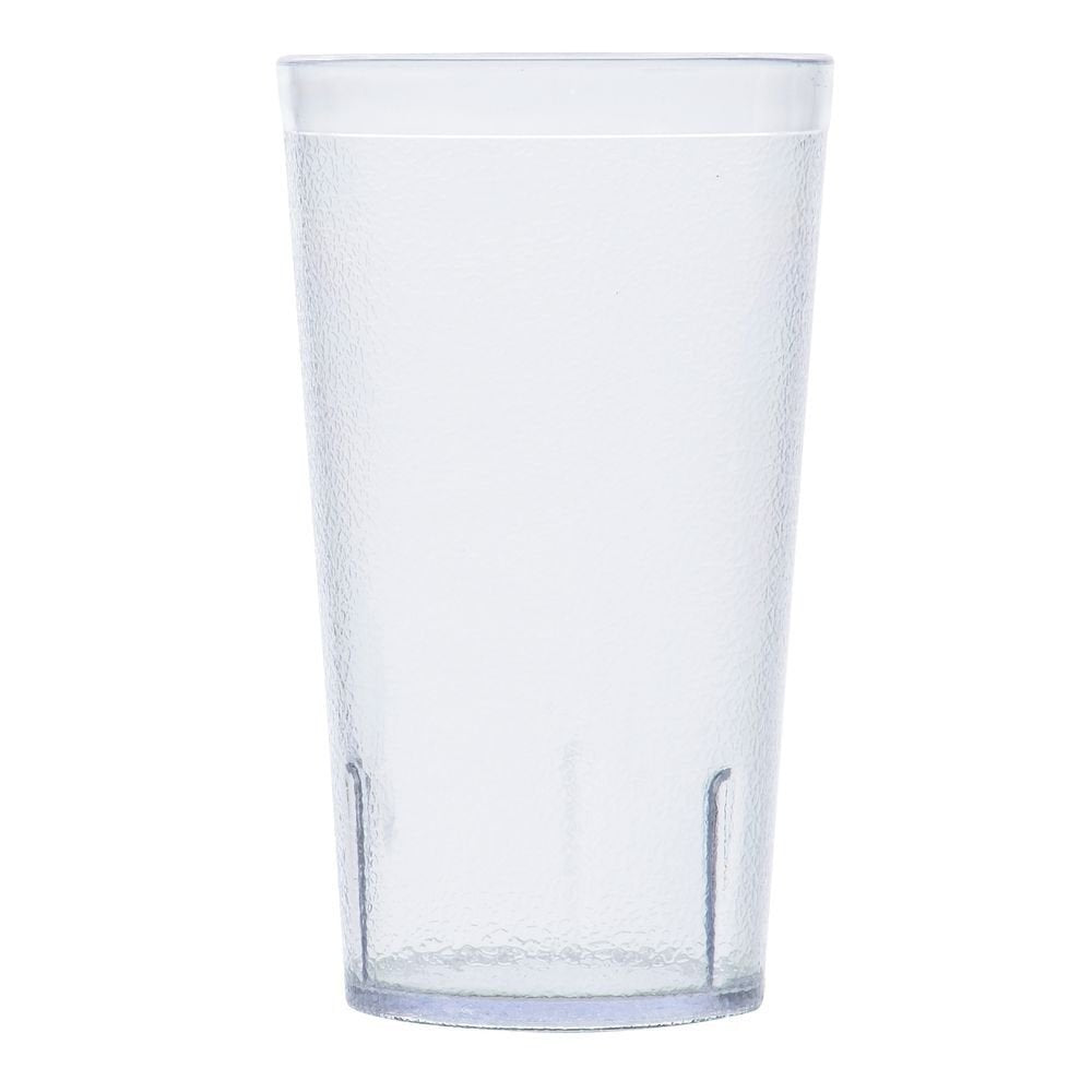 G.E.T. Stackable Textured Clear 12 Oz Tumbler by GET – 12.0 fluid_ounces, SAN (Styrene Acrylonitrile), Clear, Pack of 72, Model 6612-1-CL