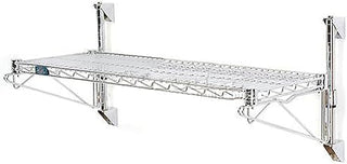 Nexel Poly-Green Wall Mount Wire Shelving, 24" W x 24" D x 14" H 1-Shelf Starter