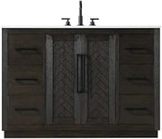 Chase Bathroom Vanity Chocolate Oak