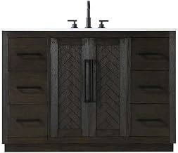 Chase Bathroom Vanity Chocolate Oak