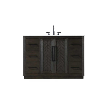Chase Bathroom Vanity Chocolate Oak by Lighting Design – Wood, Chocolate Oak, Model 5607824