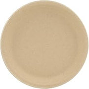 9" Round Disposable Molded Fiber Plates, Natural Color, Pack of 500