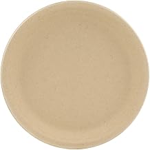 9" Round Disposable Molded Fiber Plates, Natural Color, Pack of 500