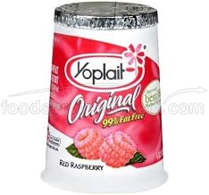 Yoplait Original Red Raspberry Yogurt, 6 Ounce - 12 per case.