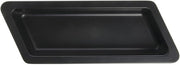 Serving Bowl Display Bowl 1/3 Size Black Melamine Edgeware Serving Bowl Display Bowl - 5 1/2 L x 12 3/5 W x 2" D