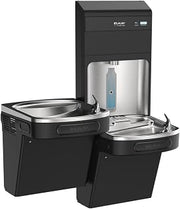 Elkay Pro Filtration LZSTL8WSBPRO-FLP4 Bottle Filling Station | Bi-Level, ADA Cooler, Refrigerated, Black, Total PFAS Filtration