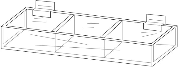 Triple Acrylic Display for Slatwall