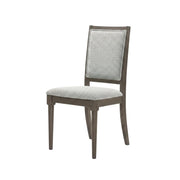 Polyester-Upholstered Mid-Century Modern Dining Side Chair Set of by Furnifact – Wood, Brown, Pack of 2