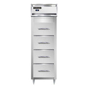 Designer Line Single Section Vertical Refrigerated Cabinet by Continental Refrigerator – Model DL1RS-SS-F