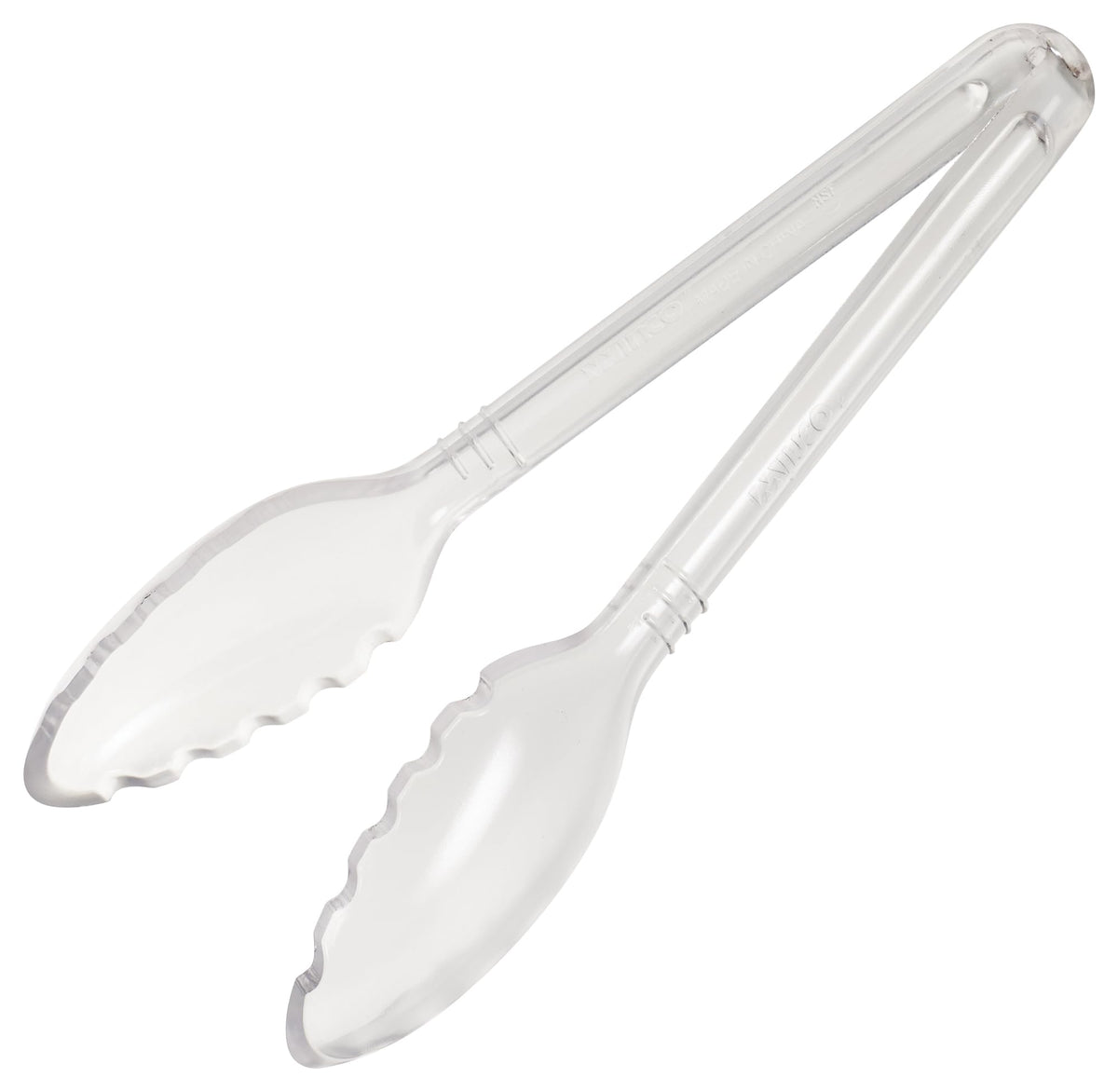 Winco 9" / Curve / Clear Tongs