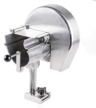 Winco Adjustable Commercial Fruit and Vegetable Slicer | Adjustable blade, Large produce holder, Countertop mount, Great for Food Preparation, Prep Stations and Foodservice