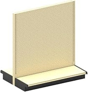 Lozier Double Sided Gondola Shelving Starter Kit 48x54x35 PLT Platinum