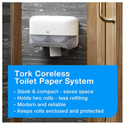 Tork 36 Rolls (750 Sheets each) / White / Coreless Paper & Plastic