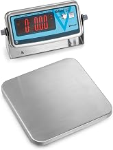 Edlund BBPZ-20 Bravo! Digital Pizza Scale, Stainless Steel, 20 lb Capacity, Bluetooth®, Red LED Display
