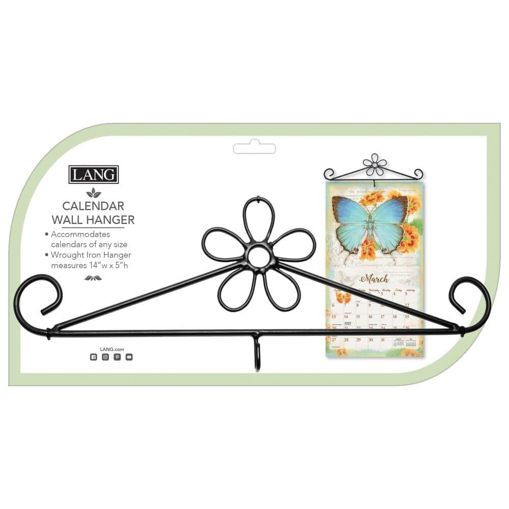Flower Calendar Hanger by Lang – Paper, Flower, Model 1018001