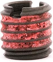 E-Z LOK Threaded Insert for Metal 12L14 Carbon Steel Thread Inserts M4-0.7 Internal Threads, 5/16-18 External Threads, Pack of 5