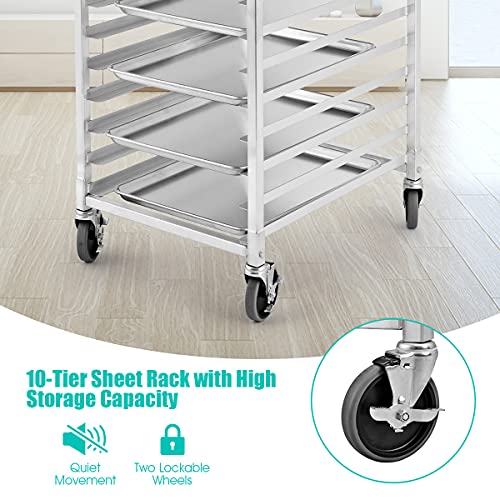 ReunionG 10 Tiers / Silver / Modern Standing Shelf Units