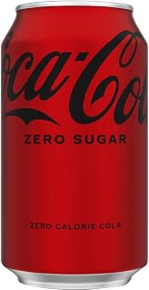 Coca-Cola Zero Sugar Soda, 12 Oz, Case Of 24 Cans